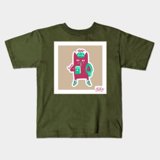 Student Cat Kids T-Shirt